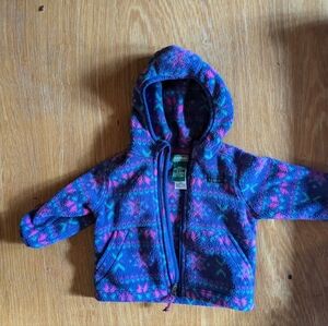 Patagonia fleece for 6-12 mo - purple